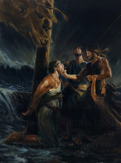 brothers laman and lemuel persecute nephi book of mormon art.jpg