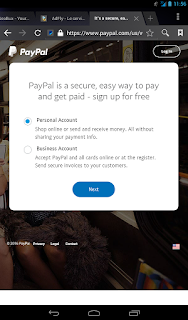 انشاء حساب بنكي paypal ة 