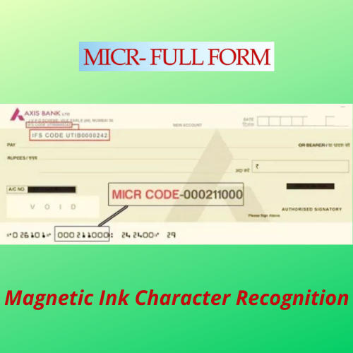 MICR Full Form