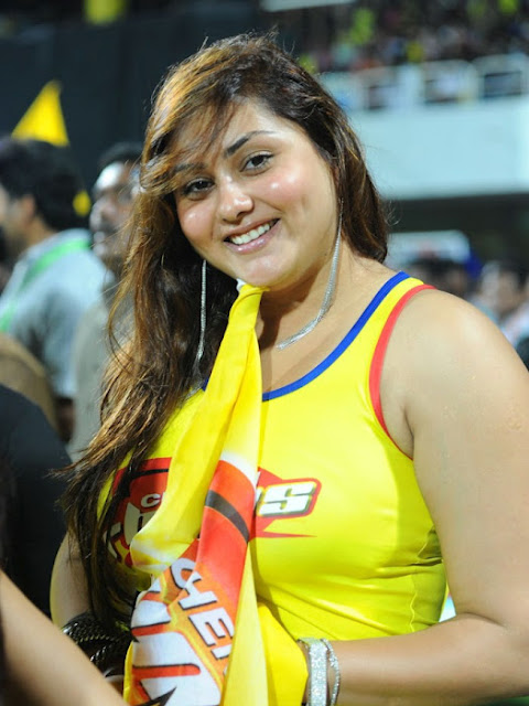 Tamil Actress Namitha from Ccl Matches Photo Gallery