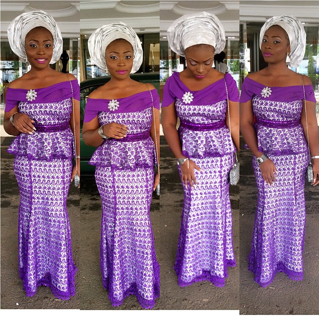 Beautiful Cord lace 2016 Aso Ebi Style