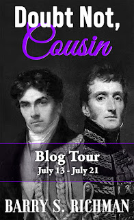 Blog Tour Promo Graphic - Doubt Not, Cousin by Barry S Richman