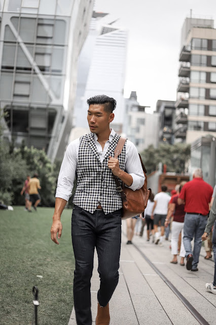 Leo Chan wearing Sperry Gold Cup Exeter Chelsea Boots | Summer to Fall Style | Asian Male Model and Blogger