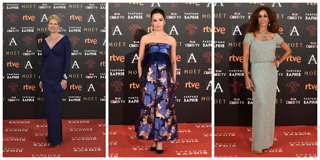 FOTOS ALFOMBRA ROJA GOYA 2016