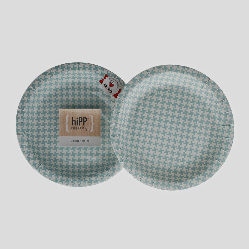  HiPP Blue Houndstooth 7" Plate, Blue houndstooth plate, houndstooth plate, HiPP