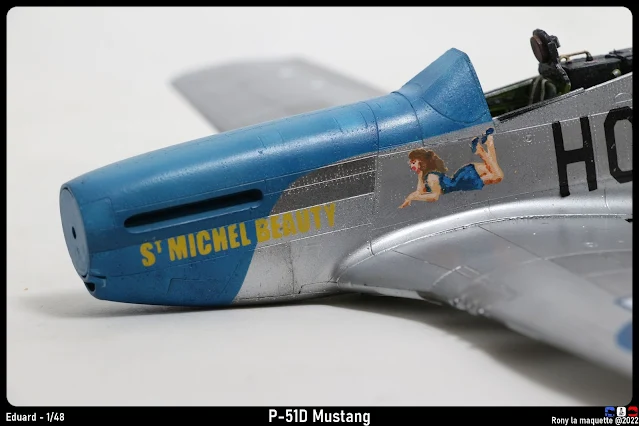 Pin-up P-51D mustang