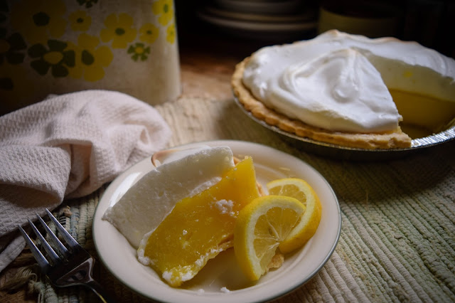 Classic lemon meringue pie. Wonderfully tart with a creamy meringue that is a family favorite.