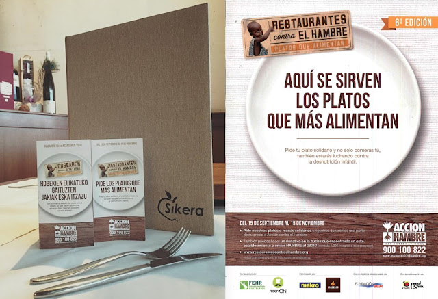 Síkera apoya la campaña Restaurantes contra el Hambre