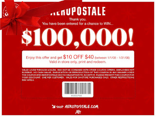 Free Printable Aeropostale Coupons