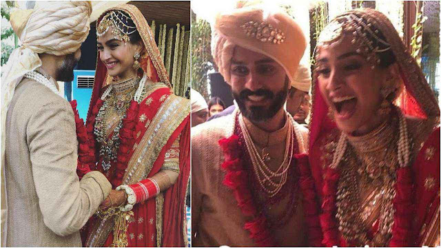 sonam kapoor wedding pics