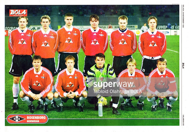 ROSENBORG 1999 TEAM SQUAD NORWAY