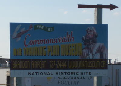 Commonwealth Air Training Plan Museum Sign