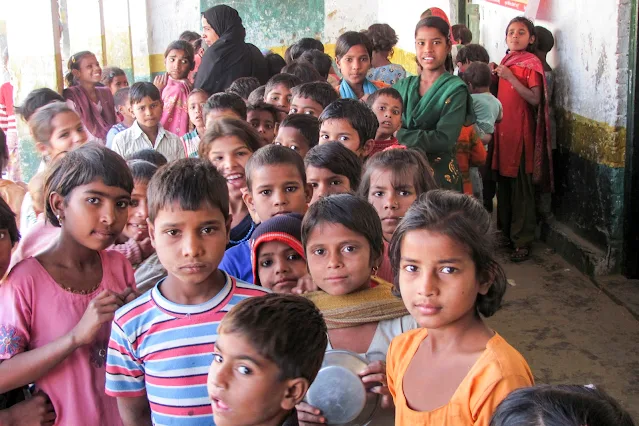 School Children in Uttar Pradesh, India