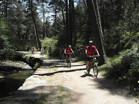 Ruta en bici de Cercedilla a Segovia, junio 2012