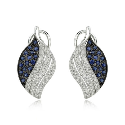 Blue Sapphire Earrings