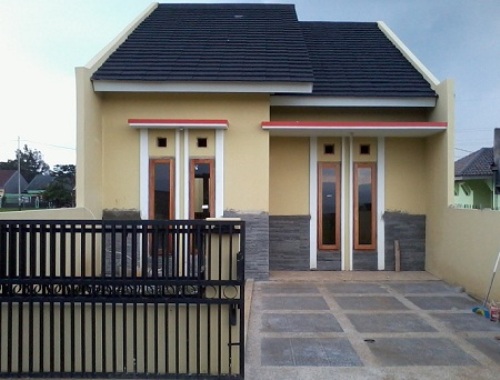 Contoh desain rumah minimalis type 21