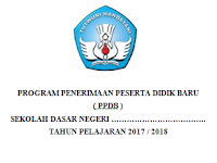 Contoh Format Proposal Program Kerja PPDB 2017 Jenjang SD SMP SMA SMK 