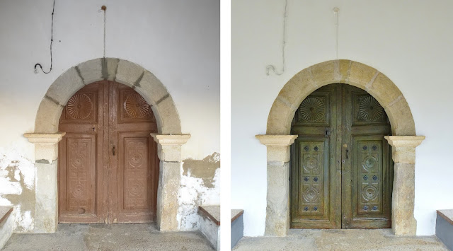 león_restauración_villagarcía_vega_puerta_estuco_Luis_