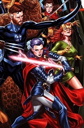 X-Men - Fantastic Four #4 by Mark Brooks