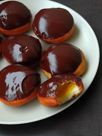 Boston Cream Donuts, Homemade Boston DOnuts