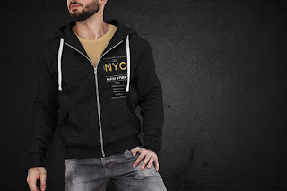 Man Hoodie Fashion Mock-Up