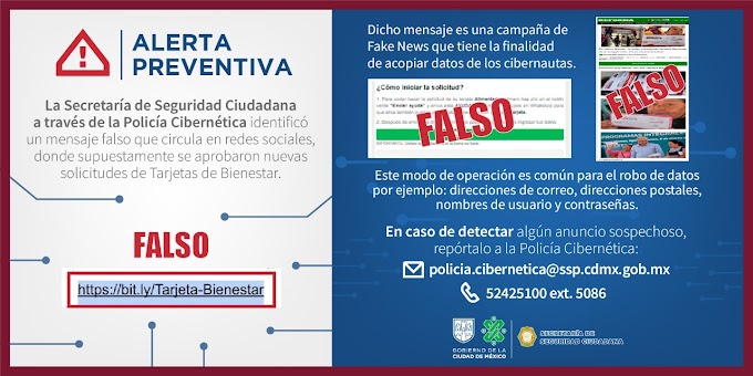 Alertan sobre robo de datos personales ante supuestos apoyos extras por el COVID-19 a adultos mayores