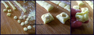 gnocchi ripieni gratinati farciamo con formaggio filante