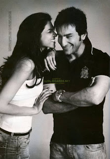 Deepika and Saif Ali Khan Filmfare Cover