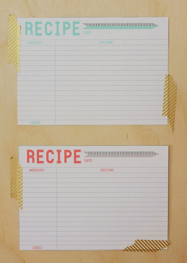 20 Recipe Cards to Get You Inspired - Jayce-o-Yesta