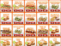 quiznos near me menu