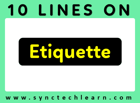 essay on etiquette