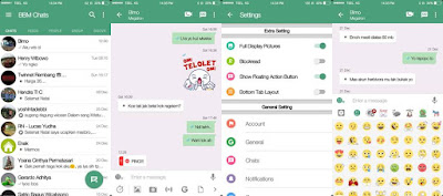 Download BBM Mod Whatsapp Flat v14 Based 3.2.2.8 Apk Terbaru