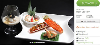 Cove 99 Live Seafood 5-Course Alaskan Crab Leg Meal offer, Discount, Singapore