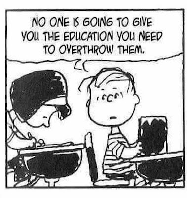 Peanuts: Overthrow Advice Cartoon