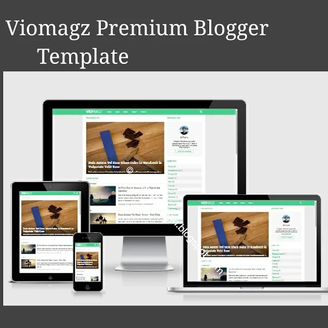 Viomagz latest premium blogger template
