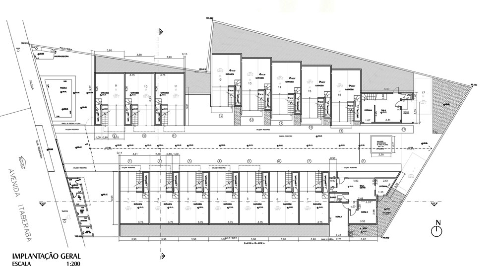 Distribucion De Casas. PLANOS DE CONDOMINIOS DE CASAS