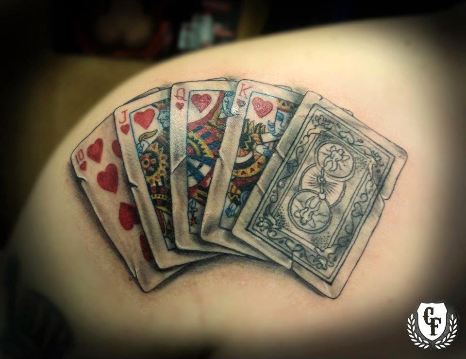 Top 20 Tatuagem de Cartas De Baralho!  Desenho de Tatuagens