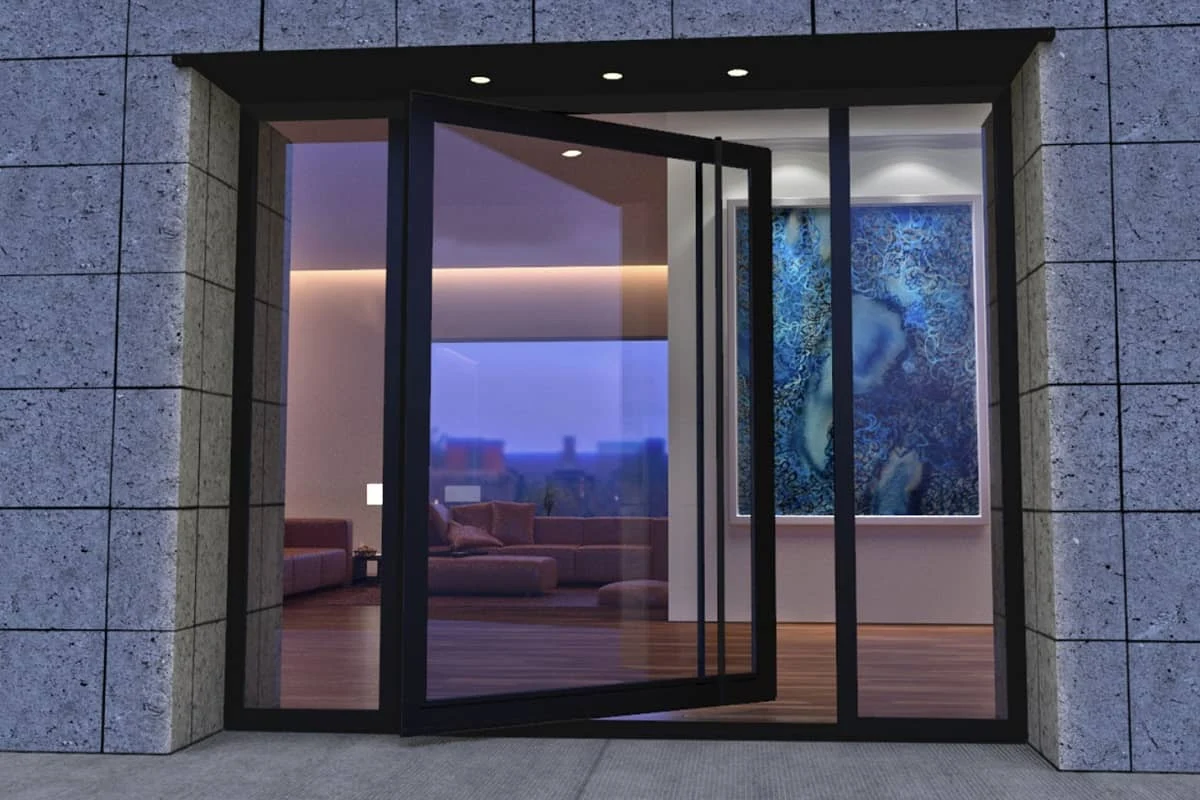 Glass doors in home arianna