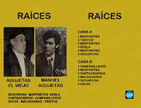 AGUJETAS EL VIEJO Manuel Agujetas "Raíces" David Serva CF 1977