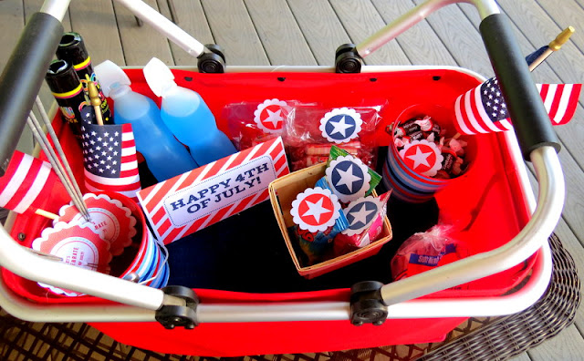 Fourth Of July Gift Baskets - American Independence Day (July 4th) Party Celebration Ideas 