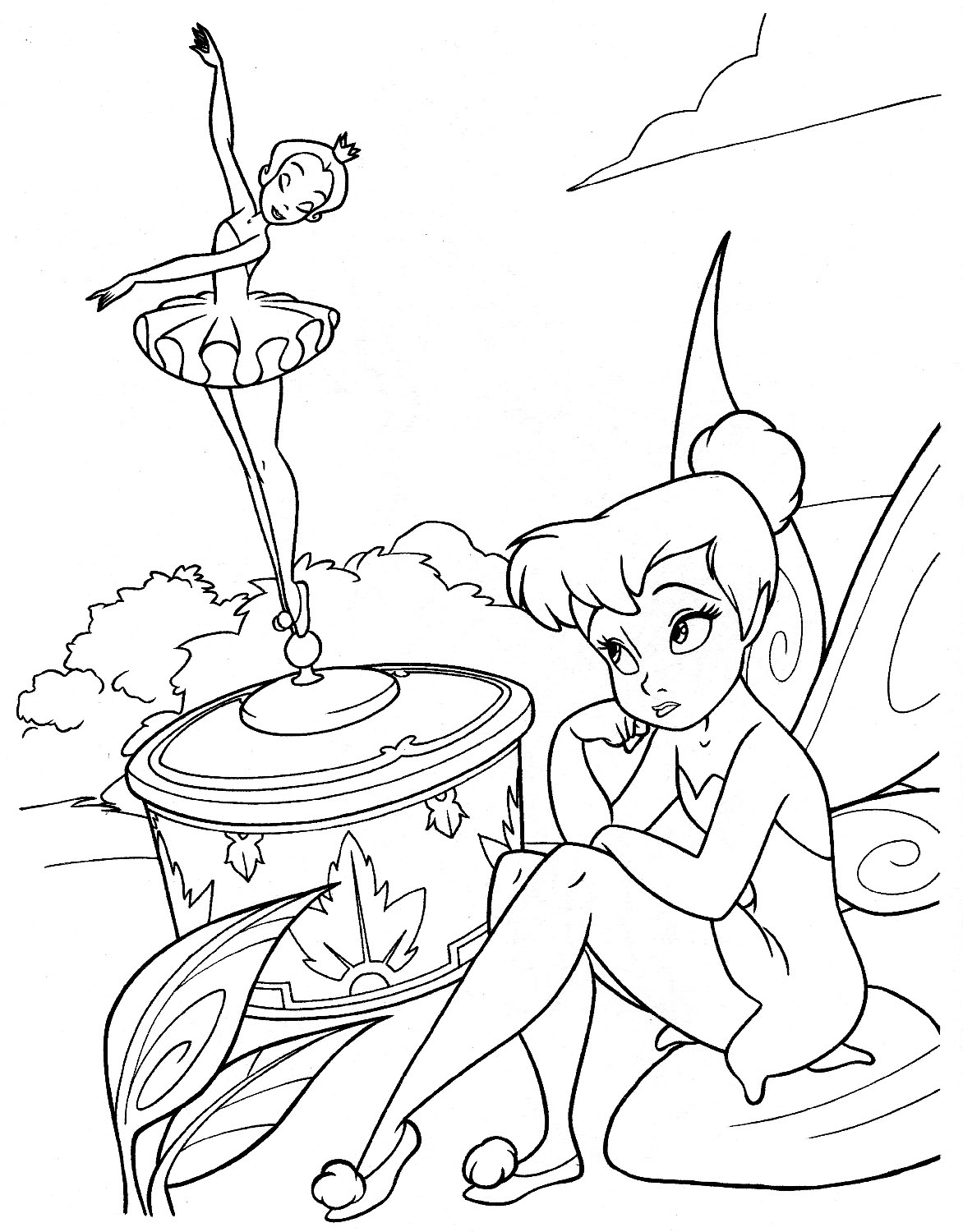 Tinkerbell Coloring 3