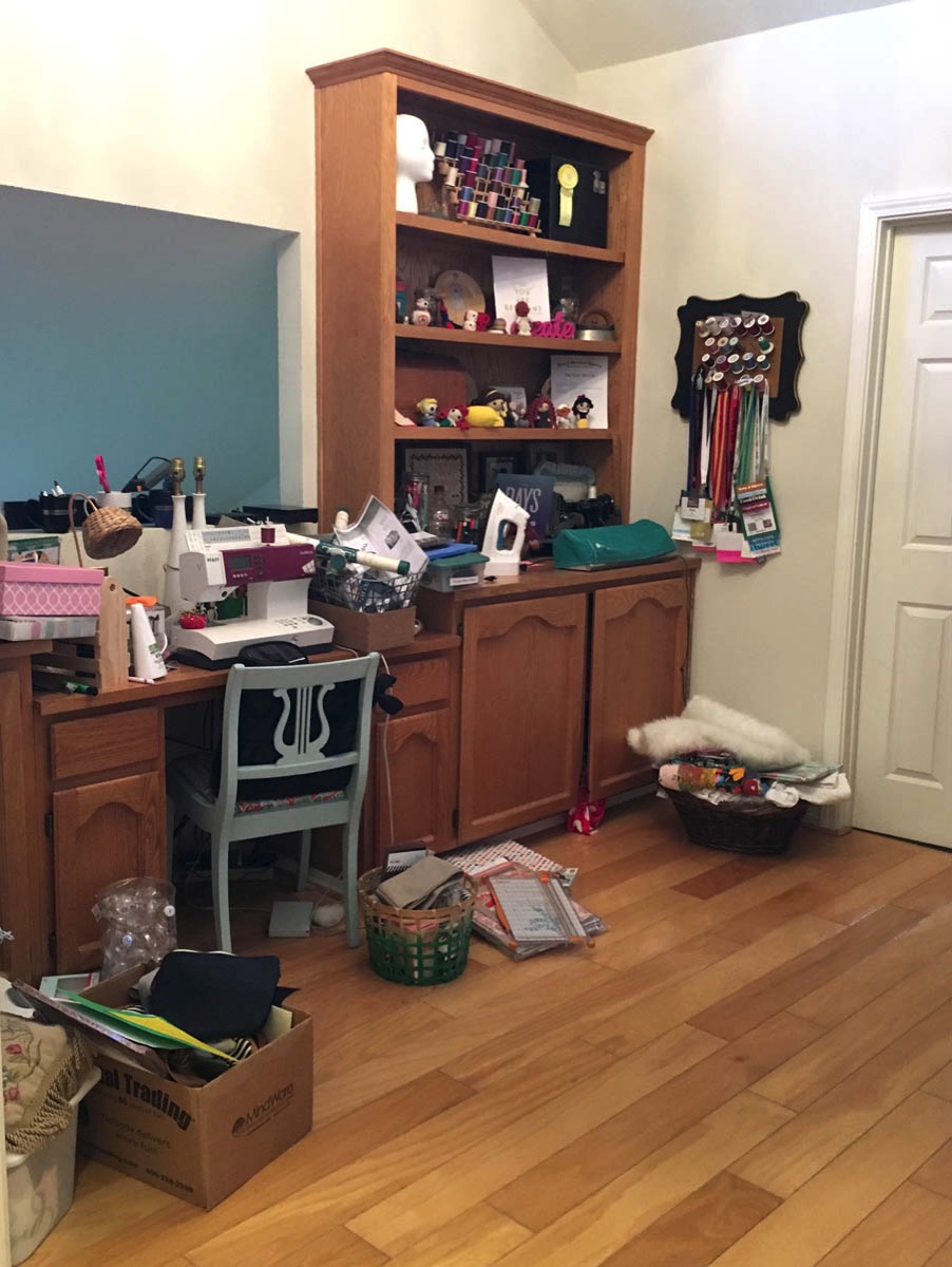 Sloppy craft room