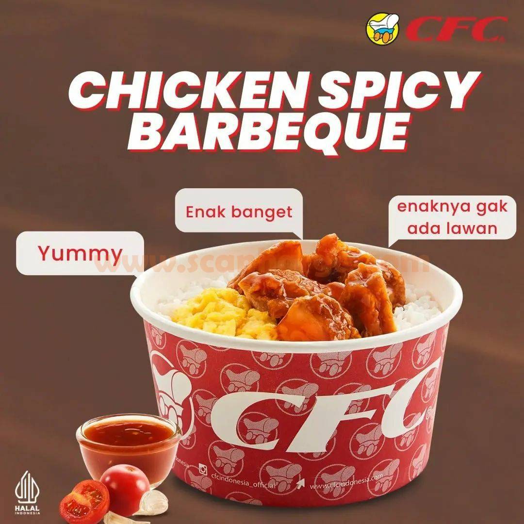 BARU! Chicken Spicy Barbeque dari CFC