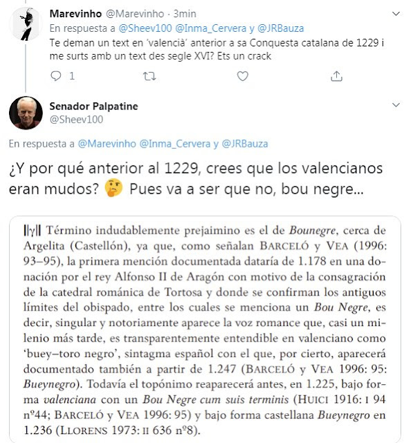 Marevinho VS Senador Palpatine, bou negre