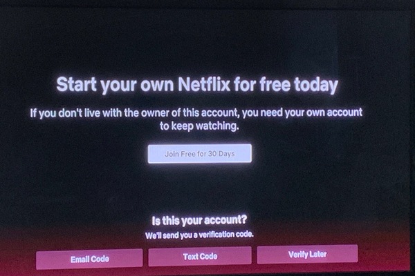 Netflix intends to fight the phenomenon of sharing accounts between friends
