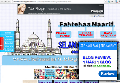 Blog Review: TehaaNFM [blogspot]