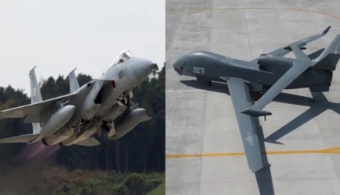 For the First Time, Japanese F-15J Fighter Successfully Intercepted Chinese Reconnaissance Drones