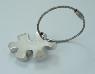 Puzzle Piece Keychain