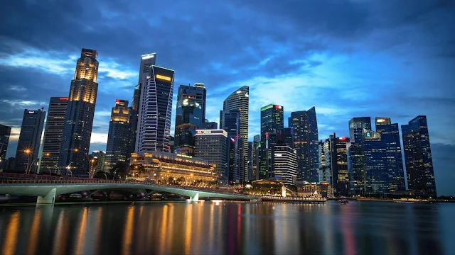 City, Cityscape, Buildings, Skyscrapers, Coast