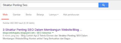 3 Struktur Penting SEO Dalam Membangun Website/Blog Yang Berkualitas